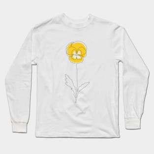 Mustard Violet Long Sleeve T-Shirt